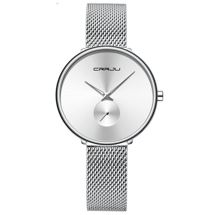 Women's Stainless Steel Strap Mesh Strap Watch Simple