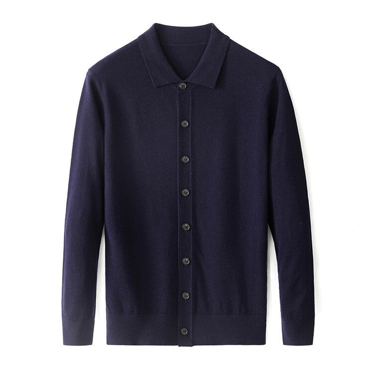 Solid Color 48 Worsted Single-sided Wool Sweater