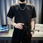 Men's Summer New Ice Silk Overalls