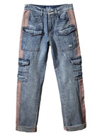 Hip Hop Men's Nostalgic Retro Multi-pocket Pants