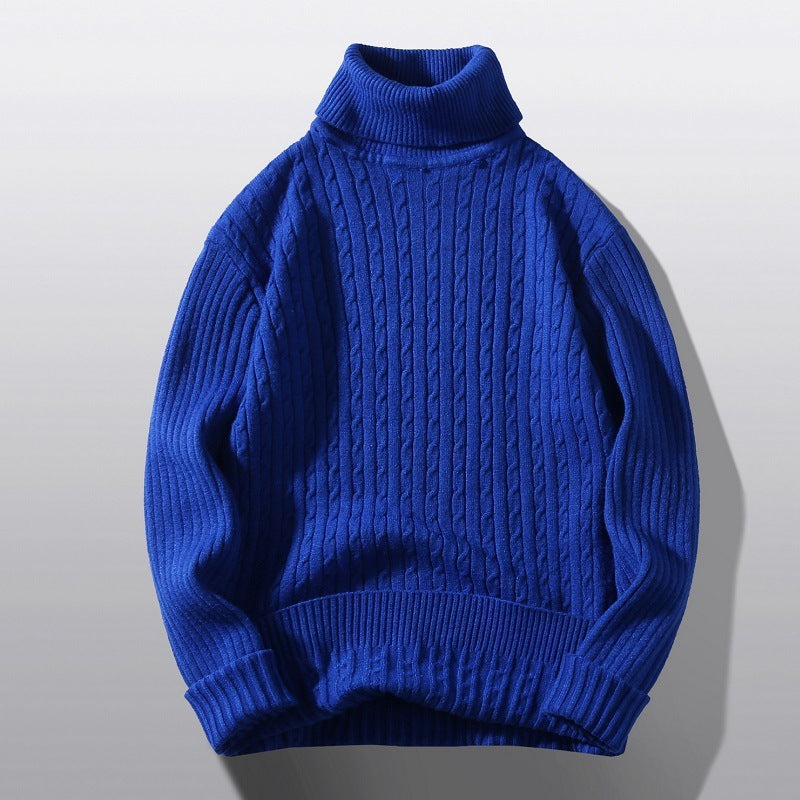Men's Turtleneck Twist Shape Bottoming Shirt Sweater