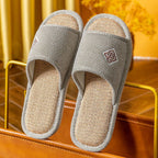 Linen Slippers For Women Spring And Autumn Non-slip Home