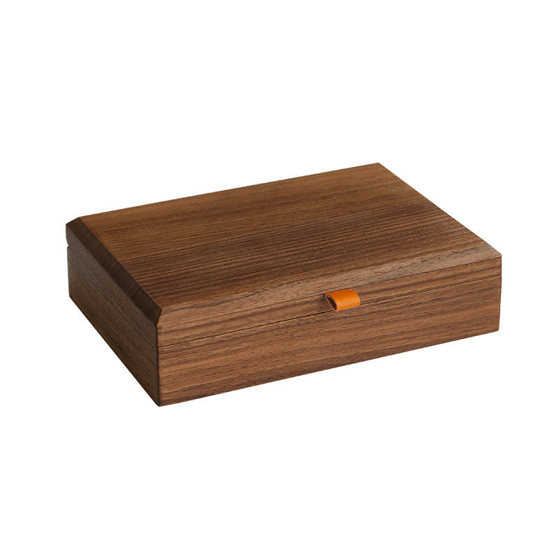 Large Capacity Household Walnut Jewelry Box