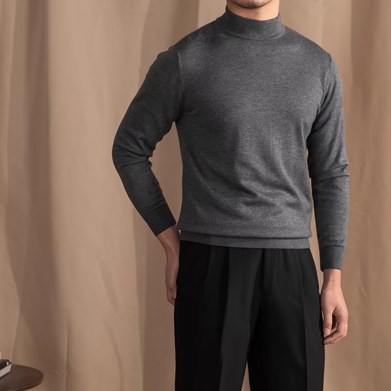 Sweater Commuter Daily Turtleneck Slim Fit All-matching Warm Bottoming Sweater