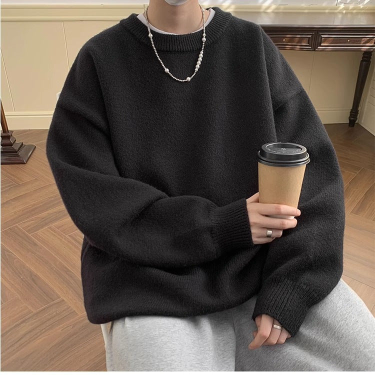 Sweater Men's Autumn And Winter New Loose And Lazy Style High Sense
