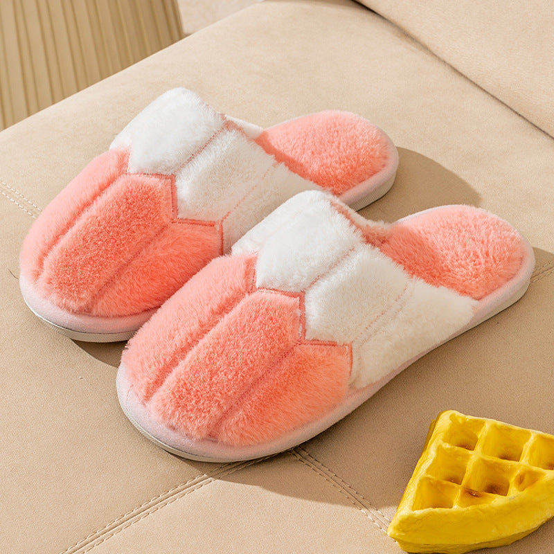 Cotton Slippers Women's Winter Home