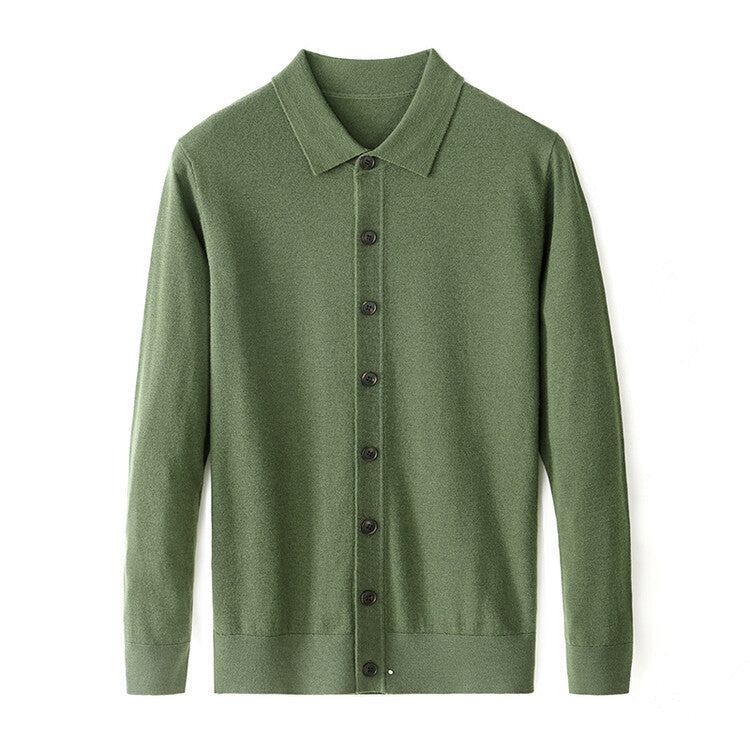 Solid Color 48 Worsted Single-sided Wool Sweater