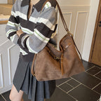 Women's Suede Leisure Commute Backpack