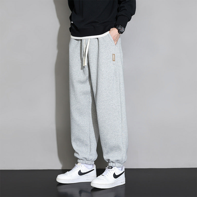 Men's Loose Thin Looking Extra Large Plus Casual Sports Trousers