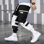 Men's Summer American Trendy Brand Multi-pocket Drawstring Casual Pants