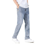 Thin Loose Light Business Straight Jeans