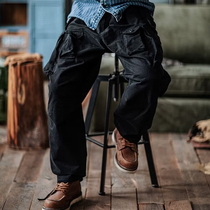 Men's Multi-pocket Cargo Pants Autumn Mechanical Style All-matching Casual