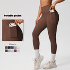 Solid Color Double-sided Brushed Tight Breathable Yoga Pants