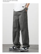 American Casual With Big Pockets Loose Cargo Pants