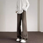 Straight Casual Draping Effect High-grade Men's Pants
