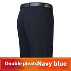 Men's Loose Deep Crotch Straight Trousers