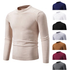 Autumn Thin Sweater Men's Round Neck Long Sleeve