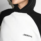 American High Street Ins Style Raglan Long Sleeve Hooded Sweater