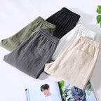 Men's Cotton And Linen Breathable Casual Versatile Loose Linen Harem Pants