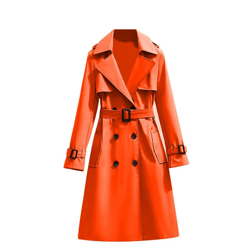 Mid-length Temperament Casual Trench Coat
