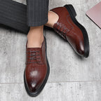 Business Formal Wear Leather Shoes Men's Leather Breathable