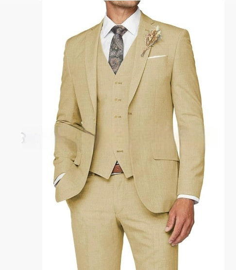 Men's Suit Set Three-piece Casual