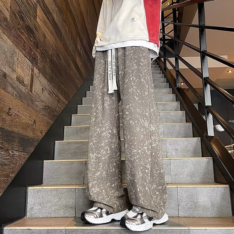 American Retro Boys Tie-dye Trousers