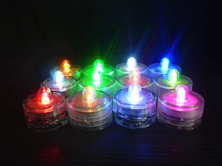 Colorful electronic candle light diving light
