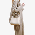 Vegetable Basket Large Capacity First Layer Cowhide High-grade