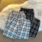 Plaid Pants Women's Casual Jogger Pants Fashion Loose Street Harem Pants