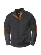 Trendy New Patch Embroidery Men's Sweatshirt