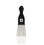 Metal Comb African Hair Pik Comb Brush Salon Hairdressing Hairstyle Styling Tool Hair Accessories