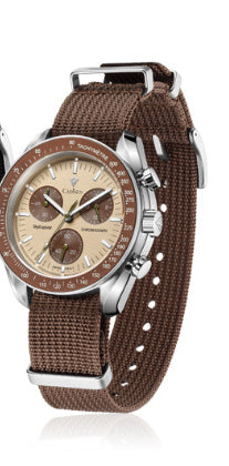 Cadisson Quartz Watch Movement Big Three Eyes Multi-functional Casual Waterproof