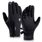 Men's Warm Fleece Ski Sports Cycling Gloves