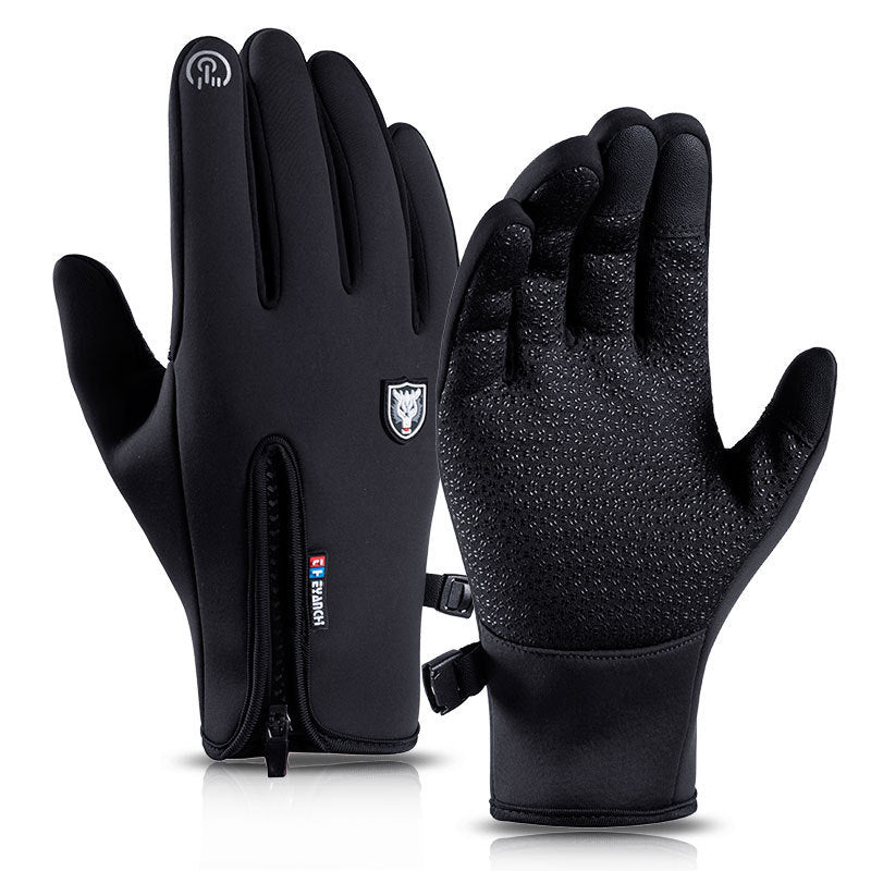 Men's Warm Fleece Ski Sports Cycling Gloves