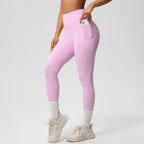 Solid Color Double-sided Brushed Tight Breathable Yoga Pants
