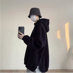 Hooded Sweater Men's Autumn And Winter Loose Sweater Knitwear Coat