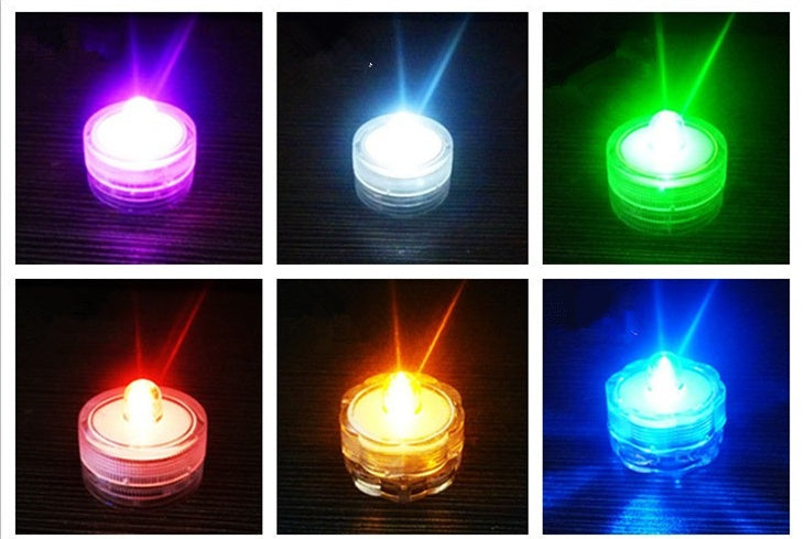 Colorful electronic candle light diving light