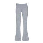 Autumn And Winter Solid Color Thin Velvet Casual Pants Low Waist Women