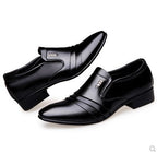 Leather Shoes Men Summer Breathable Men's Shoes