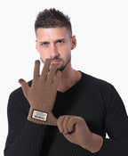 Iwarm knitted touch screen wool gloves