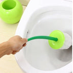 Long Handle Soft Hair Household Toilet Brush Cherry Toilet Brush Daily Necessities Creative Plastic Cleaning Brush Toilet Brush Set