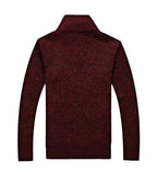 Men's Plus Feece Stand Collar Padded Sweater