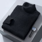 Men's High-neck Cashmere Sweater Solid Color Versatile