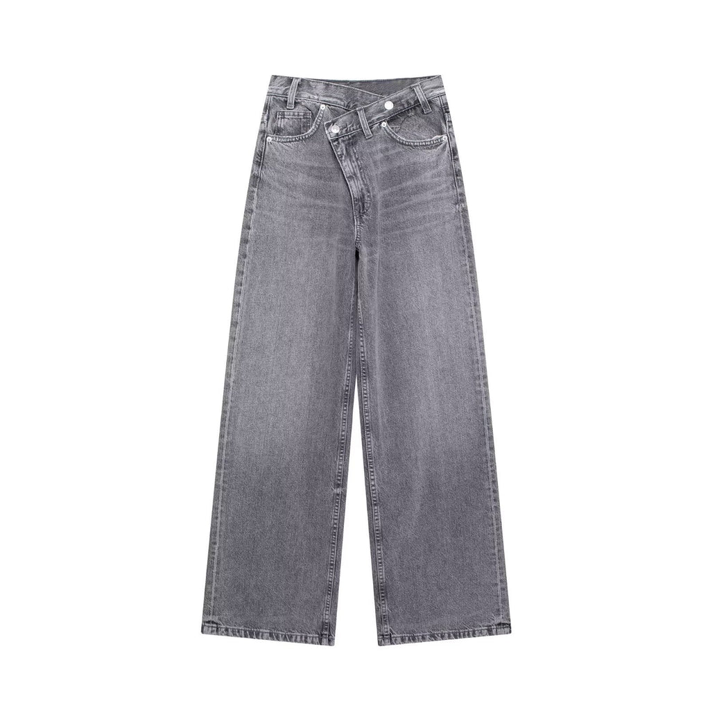 High Waist Wide Leg Jeans Daily Comfortable, Casual And Versatile