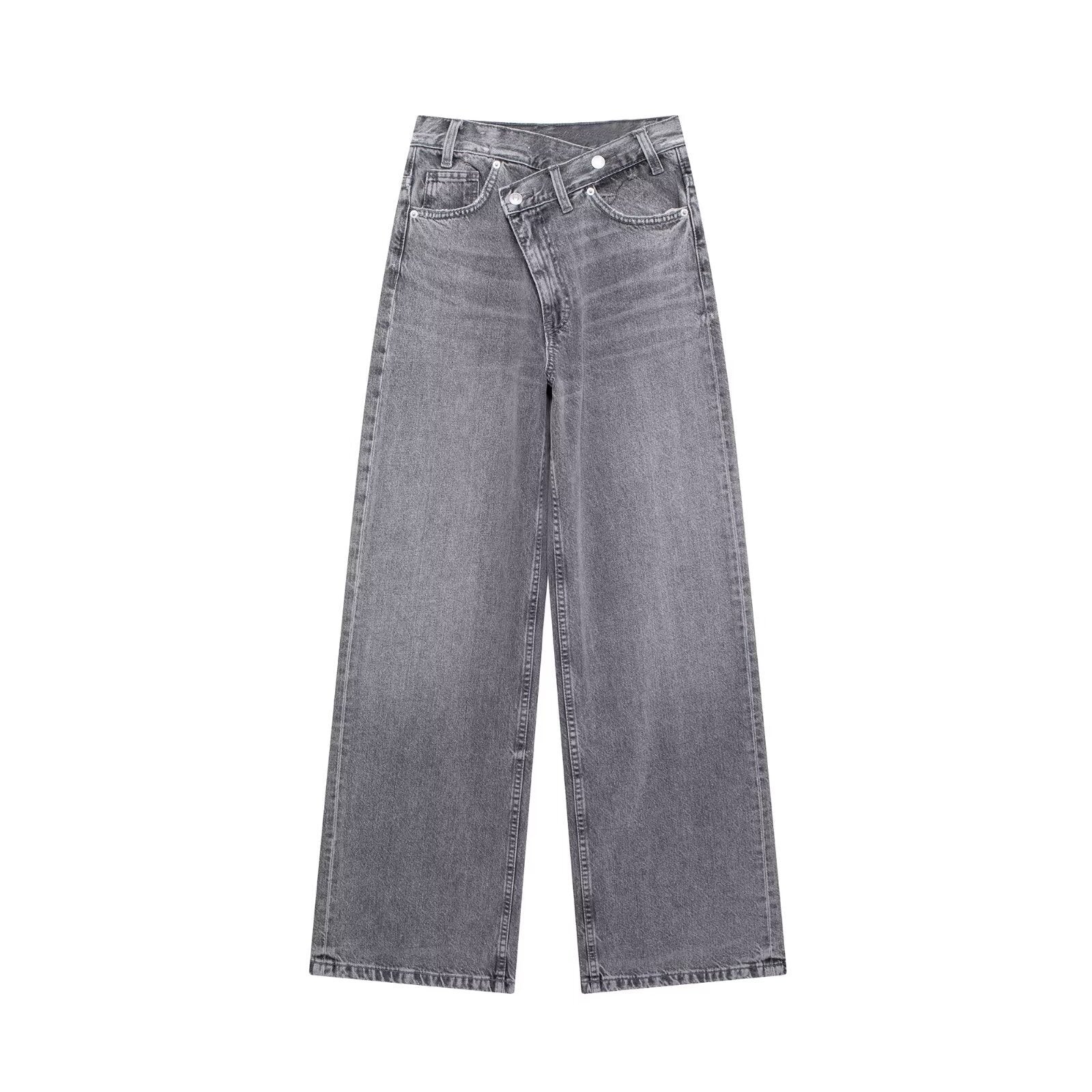 High Waist Wide Leg Jeans Daily Comfortable, Casual And Versatile