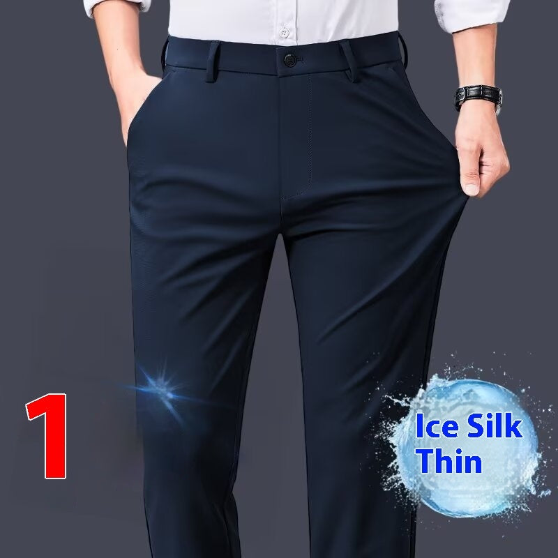 Men's Business Casual Trousers Spring And Summer Drape
