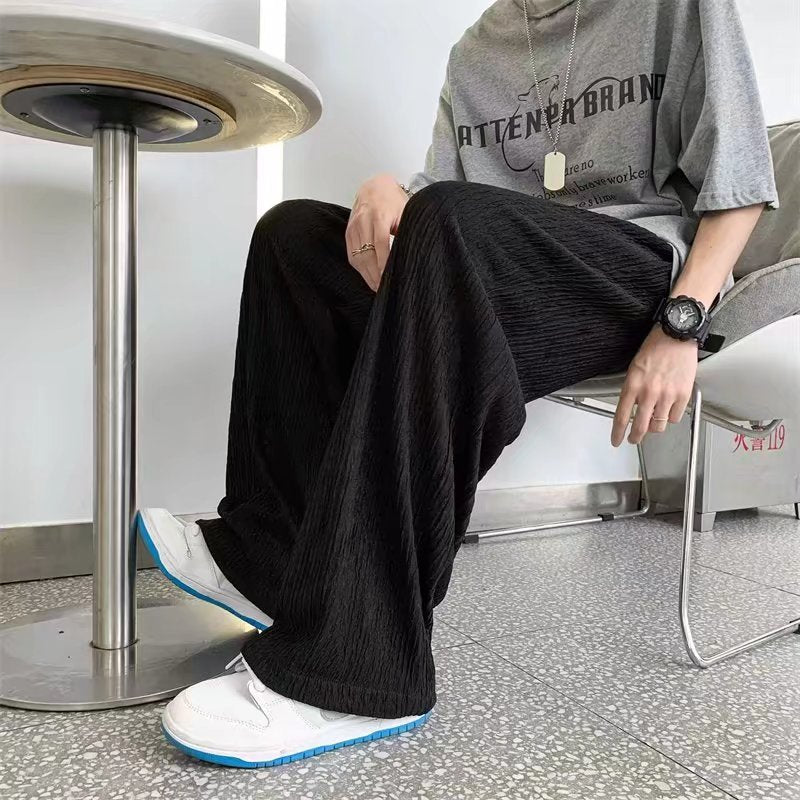 Casual Pants Men's Wide-leg Pants All-matching Straight Pants