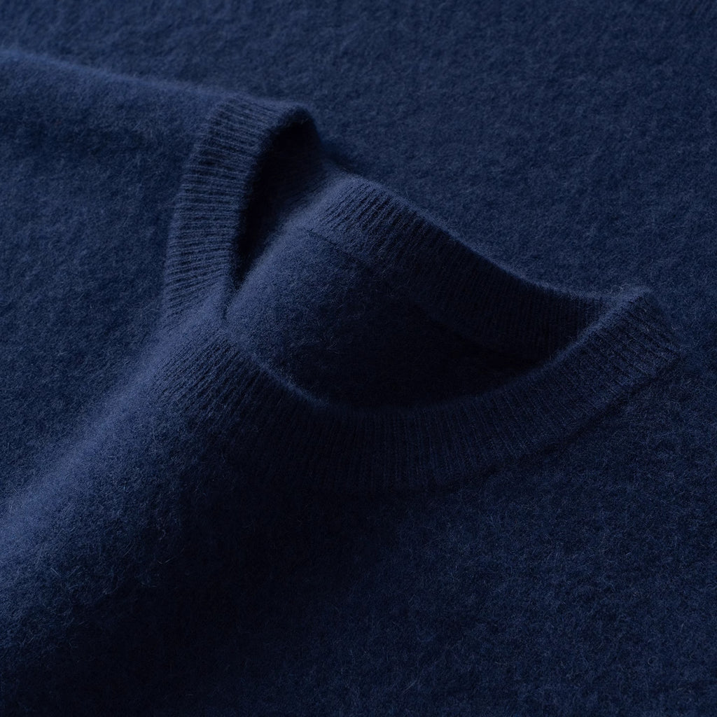 Cashmere Sweater Men's Low Round Neck Business Casual Cashmere Sweater