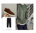 Loose Casual Retro Trendy Underwear Crew Neck Sweater